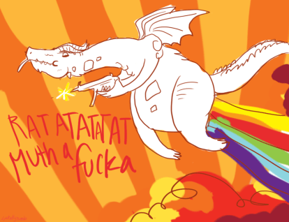 dragon_machine_gun_rainbow_fart_request_by_sweetlynumb63-d52shxb